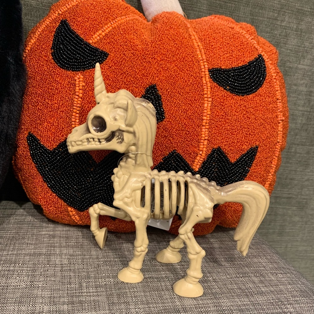 Halloween Unicorn Skeleton Bone Figure Decor 🦄🎃
